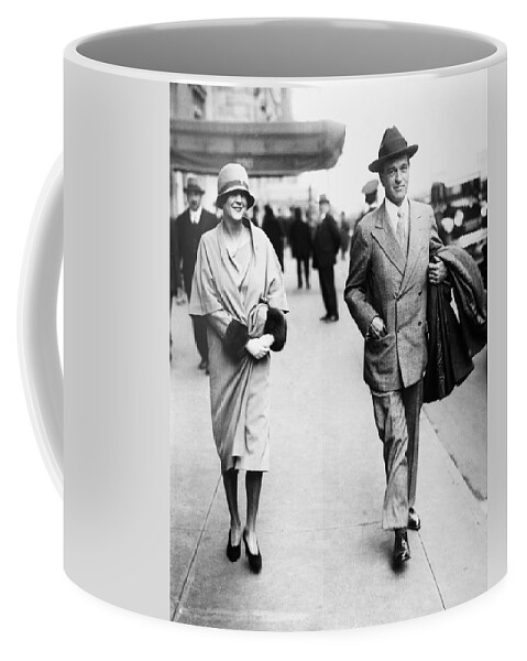 1927 Coffee Mug featuring the photograph William Kissam Vanderbilt II (1878-1944) #1 by Granger