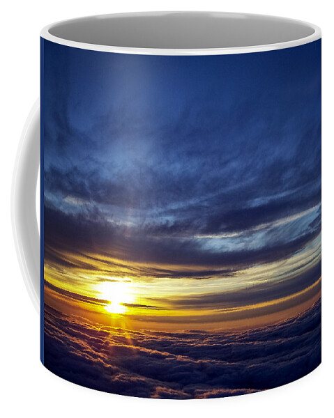Winter Dawn Coffee Mug featuring the photograph Winter Dawn over New England by Greg Reed