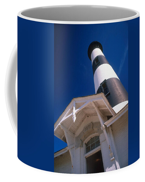 Lighthouse Coffee Mug featuring the photograph Bodie Island Lighthouse #10 by Bruce Roberts