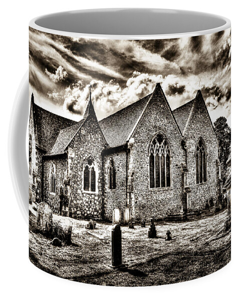 Orsett Coffee Mug featuring the photograph Orsett Church Essex England #10 by David Pyatt