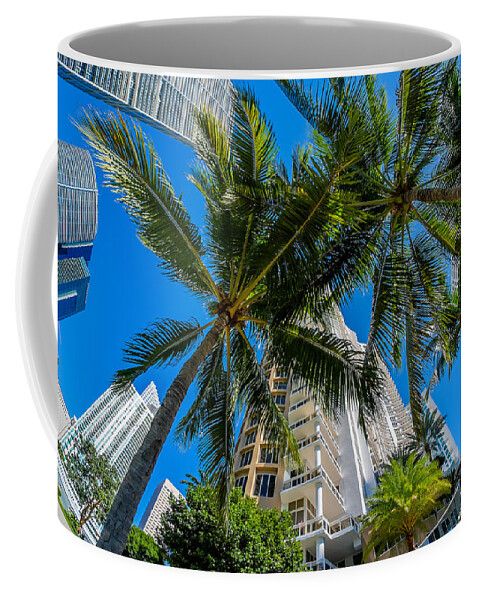 Architecture Coffee Mug featuring the photograph Downtown Miami by Raul Rodriguez