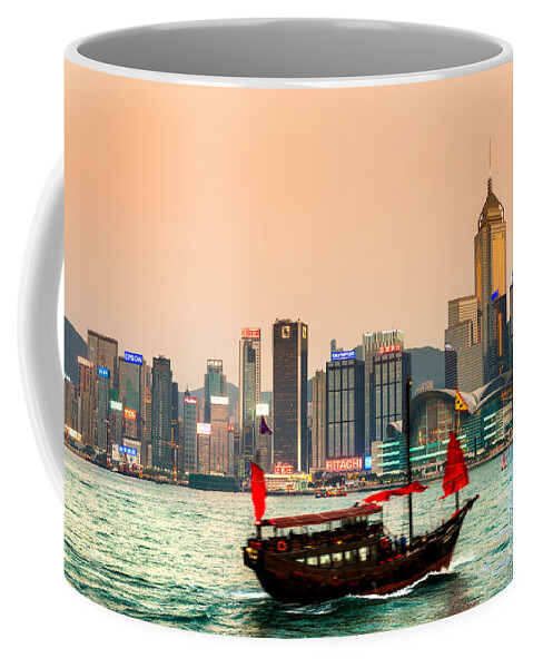 Kong Coffee Mug featuring the photograph Hong Kong #11 by Luciano Mortula
