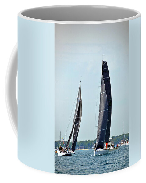 Bayview Yacht Club Coffee Mug featuring the photograph Evolution and Natalie J by Randy J Heath