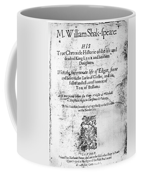 1608 Coffee Mug featuring the painting Shakespeare King Lear #14 by Granger