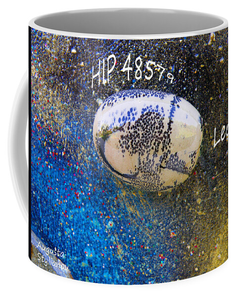 Augusta Stylianou Coffee Mug featuring the painting Barack Obama Star #12 by Augusta Stylianou