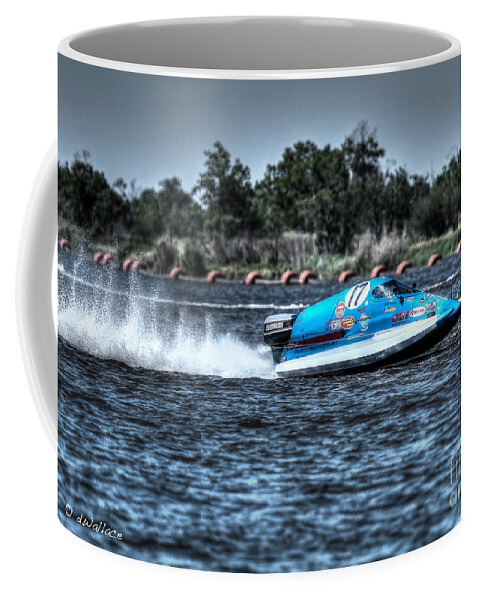 Port Coffee Mug featuring the photograph 17 a Boat Port Neches Riverfest by D Wallace