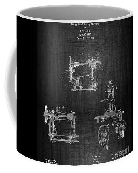 Singer Manufacturing Company Coffee Mug featuring the photograph 1885 Singer Sewing Machine by Doc Braham