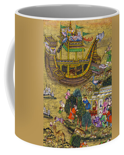 Sikh Coffee Mug featuring the photograph 18th Century Ship by Munir Alawi