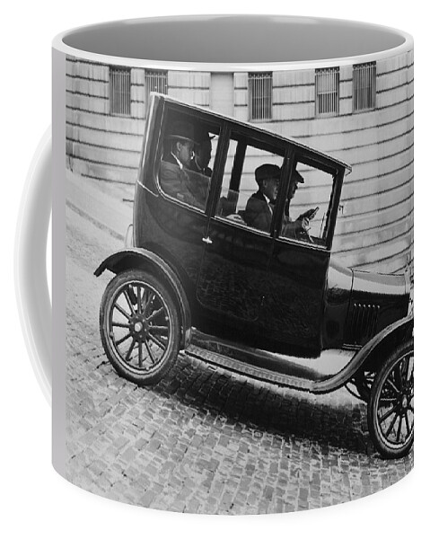 1035-163 Coffee Mug featuring the photograph 1921 Ford Model T Tudor by Underwood Archives