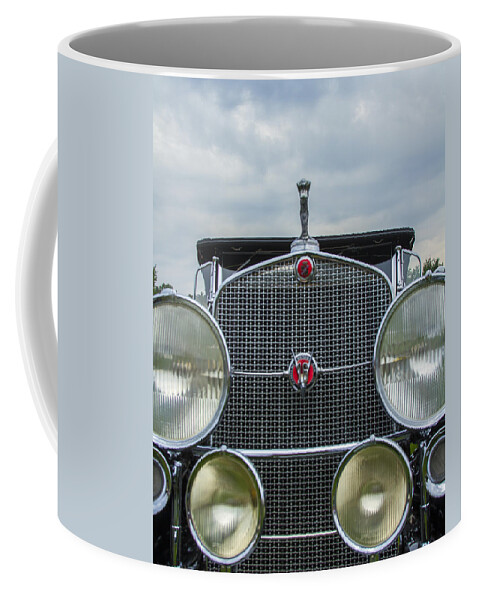 Antique Coffee Mug featuring the photograph 1930 Cadillac V-16 by Jack R Perry