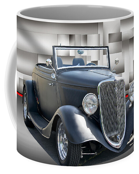 Coupe Coffee Mug featuring the photograph 1934 Ford Cabriolet II by Dave Koontz