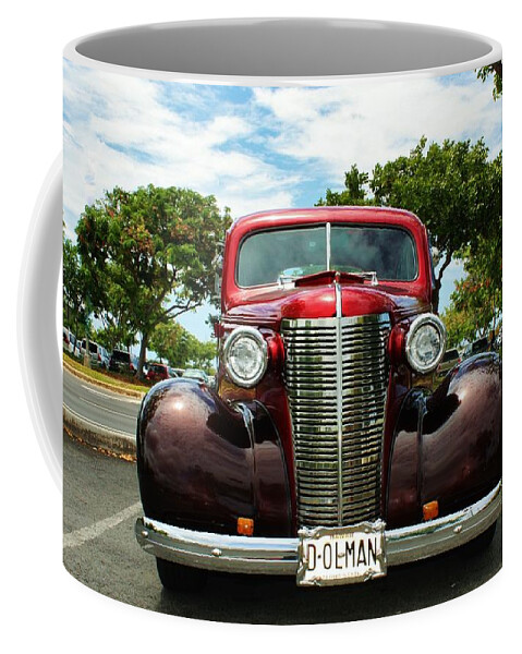 1938 Chevrolet 4 Door Sedan Coffee Mug featuring the photograph 1938 Chevy Master De Luxe by Craig Wood