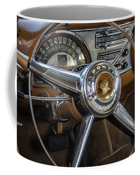 Pontiac Coffee Mug featuring the photograph 1954 Pontiac Dash by Dennis Hedberg