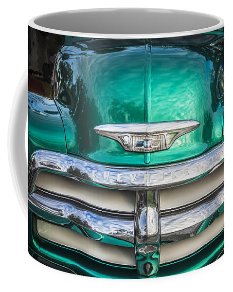 Chevrolet Truck Coffee Mug featuring the photograph 1955 Chevrolet First Series by Rich Franco
