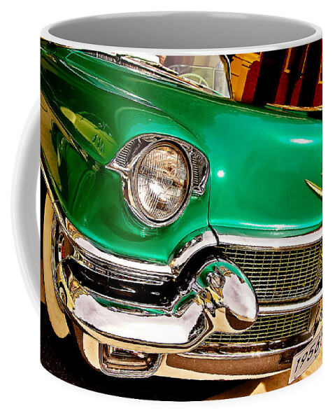 Antigo Coffee Mug featuring the photograph 1956 Cadillac Detail by Carlos Alkmin