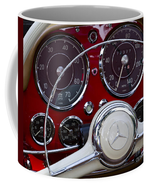 Mercedes Coffee Mug featuring the photograph 1957 190 Sl by Dennis Hedberg