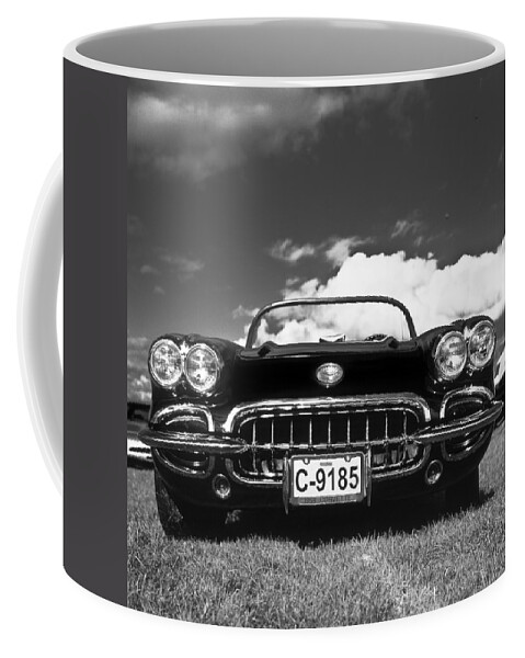 Car Coffee Mug featuring the photograph 1958 Vintage Chevrolet Corvette by Gianfranco Weiss