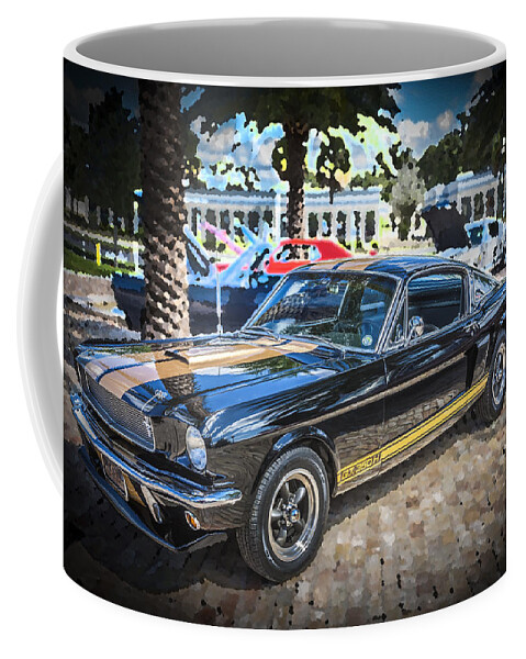 1966 Ford Mustang Coffee Mug featuring the photograph 1966 Ford Shelby Mustang Hertz Edition by Rich Franco
