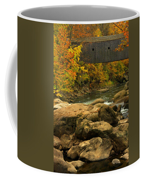 Autumn Coffee Mug featuring the photograph Autumn at Bulls Bridge by Karol Livote