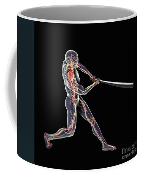 Transparency Coffee Mug featuring the photograph Baseball Swing #2 by Science Picture Co