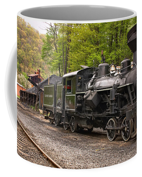 Train Coffee Mug featuring the photograph Cass Scenic Railroad #3 by Mary Almond