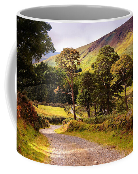 Jenny Rainbow Fine Art Photography Coffee Mug featuring the photograph Celtic Spirit. Wicklow Mountains. Ireland #1 by Jenny Rainbow