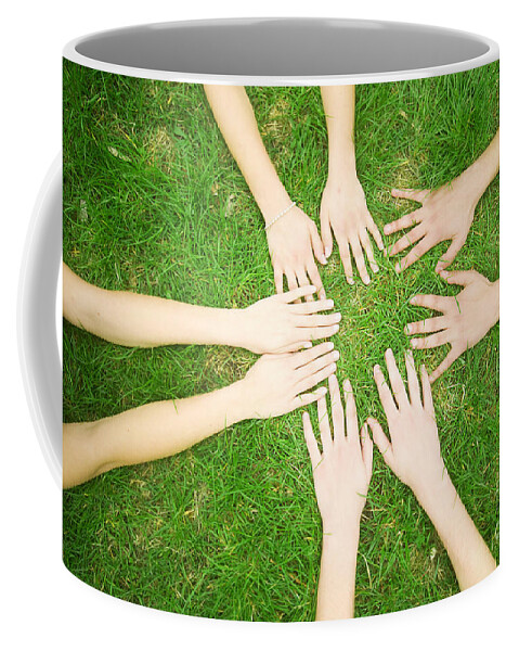 Active Coffee Mug featuring the photograph Friends united #2 by Michal Bednarek