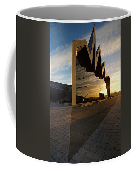 Glasgow Riverside Museum Coffee Mug featuring the photograph Glasgow Riverside Museum #2 by Stephen Taylor