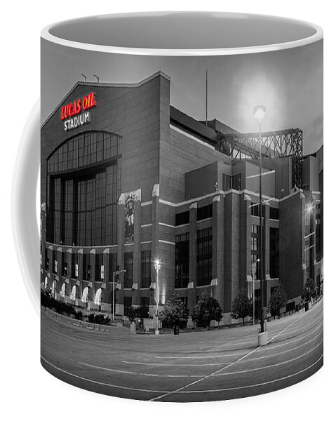 America Coffee Mug featuring the photograph Lucas Oil Stadium #2 by Alexey Stiop