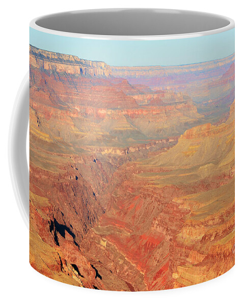 South Kaibab Trail Coffee Mug featuring the photograph Morning Colors of the Grand Canyon Inner Gorge #6 by Shawn O'Brien