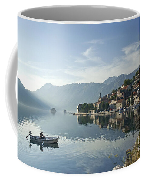 Perast Coffee Mug featuring the photograph Perast Village In Montenegro #2 by JM Travel Photography