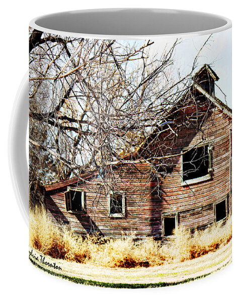 Old Barn Coffee Mug featuring the photograph Petite Barn #2 by Sylvia Thornton