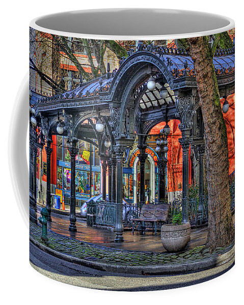 Pioneer Square - Seattle Coffee Mug featuring the photograph Pioneer Square - Seattle by David Patterson