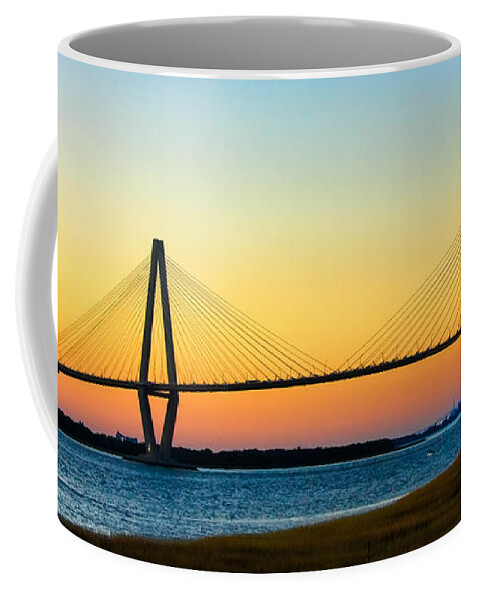 Ravenel Coffee Mug featuring the photograph Ravenel Bridge #2 by Lynne Jenkins