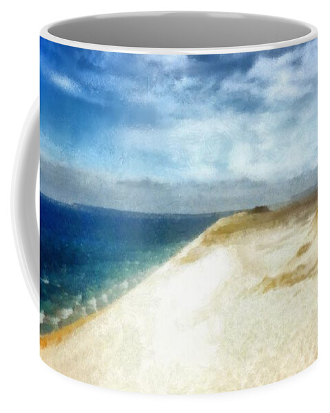 Sleeping Bear Dunes Coffee Mug featuring the photograph Sleeping Bear Dunes National Lakeshore #2 by Michelle Calkins