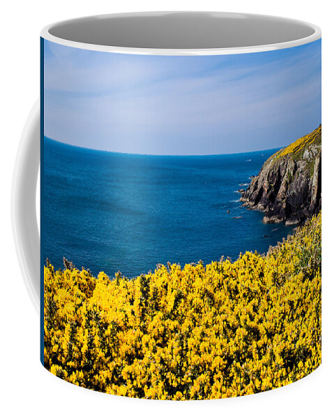Birth Place Coffee Mug featuring the photograph St Non's Bay Pembrokeshire #2 by Mark Llewellyn