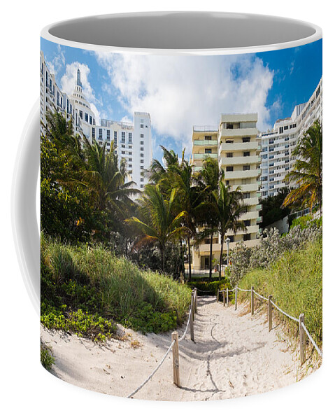 Architecture Coffee Mug featuring the photograph Miami Beach #20 by Raul Rodriguez