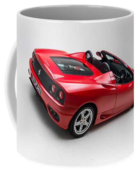 Car Coffee Mug featuring the photograph 2002 Ferrari 360 Spider by Gianfranco Weiss