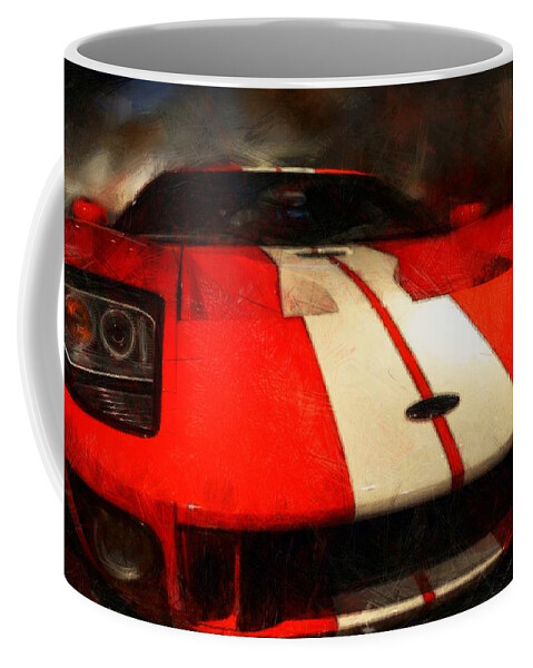 Ford Coffee Mug featuring the photograph 2006 Ford GT Coupe by Michelle Calkins