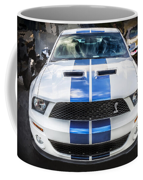 2007 Mustang Coffee Mug featuring the photograph 2007 Ford Shelby Mustang GT500 by Rich Franco