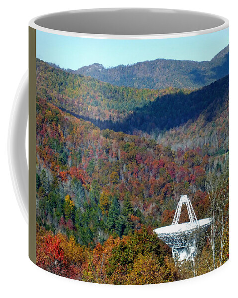 Duane Mccullough Coffee Mug featuring the photograph 26 West Antenna and the Blueridge by Duane McCullough