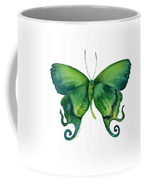 Arcas Coffee Mug featuring the painting 29 Arcas Butterfly by Amy Kirkpatrick