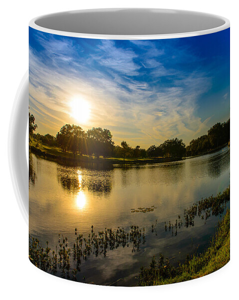 Pond Coffee Mug featuring the photograph Berry Creek pond #3 by John Johnson