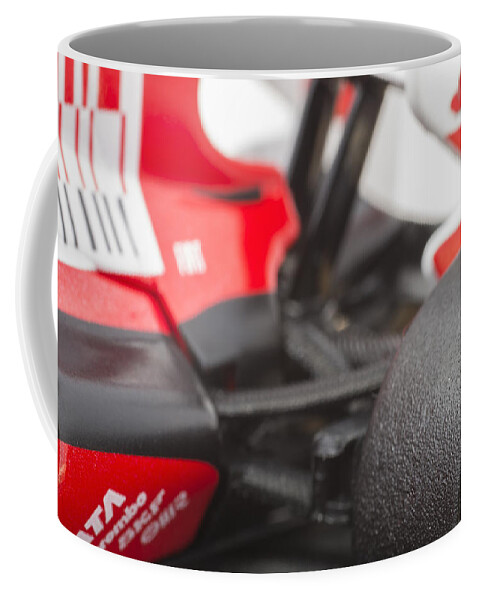 Car Coffee Mug featuring the photograph Ferrari F10 #1 by Paulo Goncalves