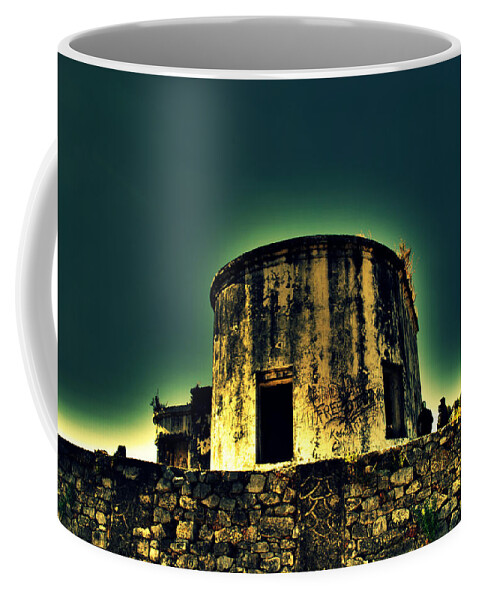 Wallpaper Buy Art Print Phone Case T-shirt Beautiful Duvet Case Pillow Tote Bags Shower Curtain Greeting Cards Mobile Phone Apple Android Nature George Everest House Mussoorie Uttrakhand George Everest House Observatory House Salman Ravish Khan Haunted House Hill Mountain Hdr Photography Nature Trees Green Forest Woods Spirits Ghost Spooky Creepy Halloween Coffee Mug featuring the photograph George Everest House #1 by Salman Ravish