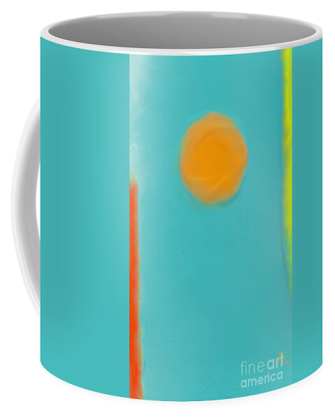 Artrage Coffee Mug featuring the painting Lily Pond #3 by Anita Lewis