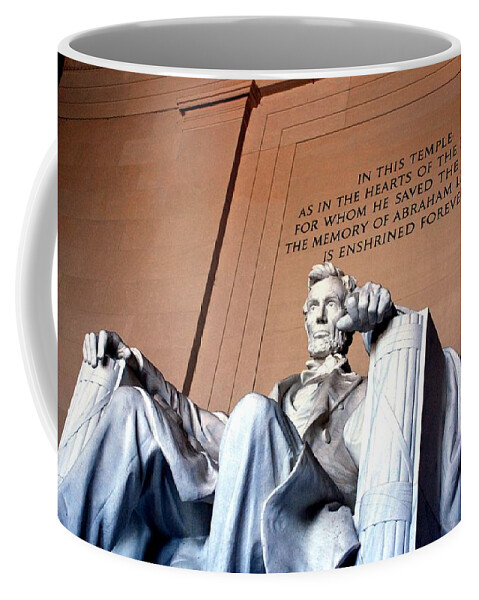 Washington Coffee Mug featuring the photograph Lincoln Memorial #3 by Kenny Glover