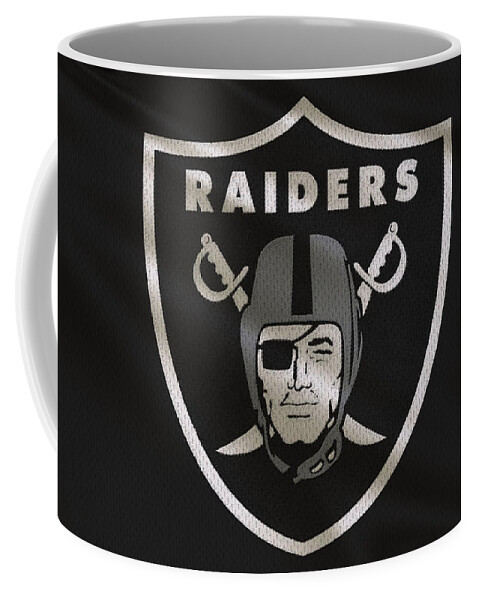 Raiders Coffee Mug featuring the photograph Oakland Raiders Uniform by Joe Hamilton