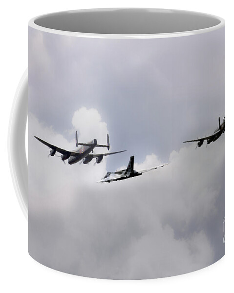 Avro Coffee Mug featuring the digital art 3 Sisters by Airpower Art