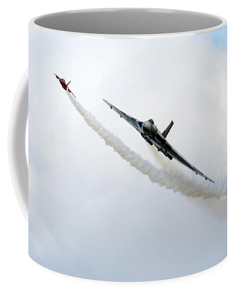 Avro Vulcan Coffee Mug featuring the photograph Vulcan and Gnats #3 by Gary Eason
